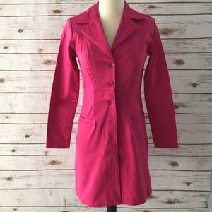 • Pink Trench Coat •